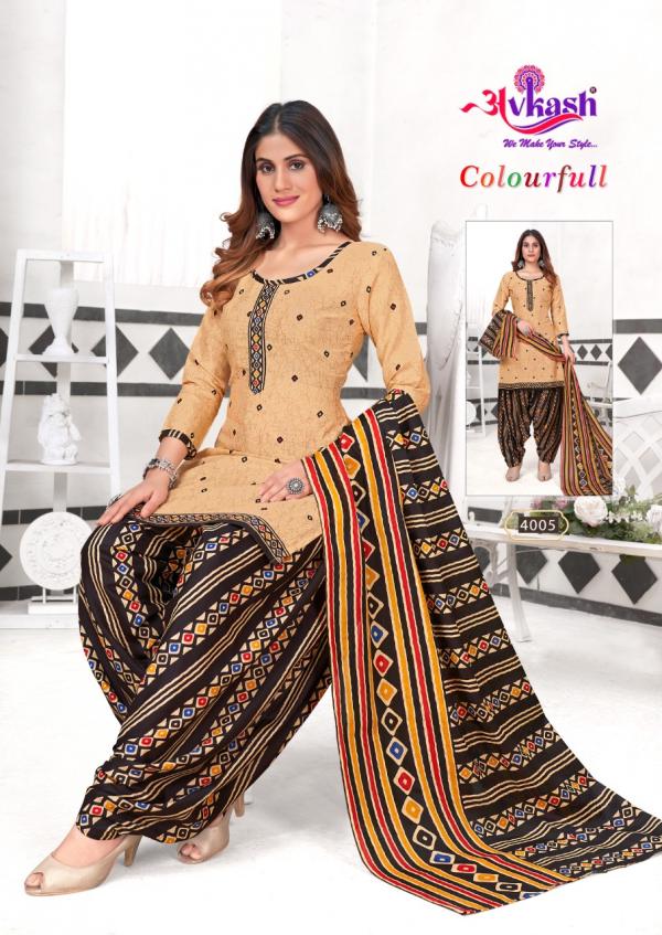 Avkash Colourful Vol-4 Cotton Designer Readymade With Inner Suit